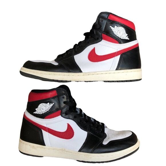 NIKE Air Jordan 1 Retro High OG 'Gym Red' Size 10 - Picture 13 of 16